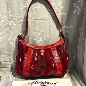 Brighton Red Handbag VTG